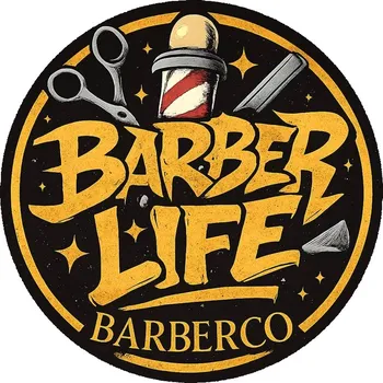 samolepka Barber samolepka BARBERCO Barber life