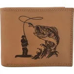 Mercucio Peněženka Natural Vzor 57 Rybář A Candát
