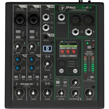 Mixážní pult Mackie ProFX6v3+ Analogový mixpult