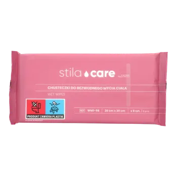 Dětská kosmetika Vlhčené ubrousky na umývání těla bez potřeby vody - 8 ks