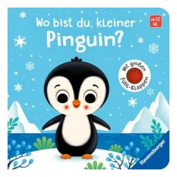 První čtění Wo bist du, kleiner Pinguin? (Emilie Jakobs,Federica Iossa)(Leporelo)