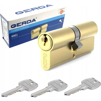 Vložka do dveří VLOŽKA DO DVEŘÍ GERDA 30/45 MOSAZ VLOŽKA E1