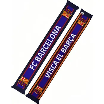 Šála FC Barcelona Pletená šála FC Barcelona, oboustranná, modro-červená