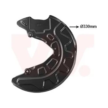 Brzdový kotouč Ochranný plech proti rozstřikování, brzdový kotouč VAN WEZEL 5766371