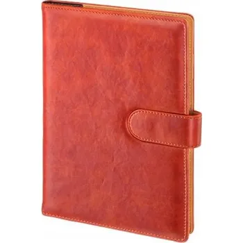 Knižkový kalendář 2026 A5 DROPS COLLECTION OFFICE hnědý