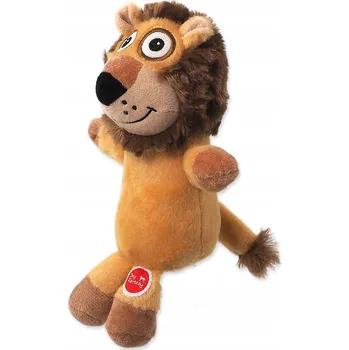 Hračka pro psa Plyšová Hračka pro psy Dog Fantasy Silent Squeak Hračka oranžový lev 23cm