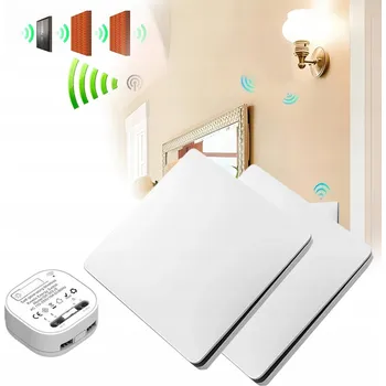 vypínač 2 Bezdrátový Spínač Světla s 1 Rádiovým Přijímačem