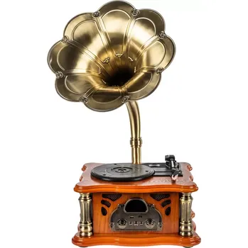 Gramofon Latone The Classic Horn Phonograph Brown