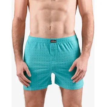 Pánské spodní prádlo Gina Trenky volné nadměrné 75208P Barva/Velikost: peprmint, šalvěj / 3XL/4XL