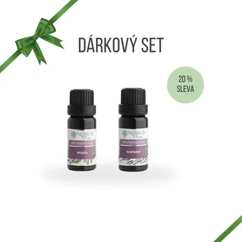Kosmetická sada AROMATERAPEUTICKÝ DÁRKOVÝ SET Proti nemoci Éterické oleje Imunita a Respirant