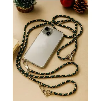 Pouzdro na mobilní telefon Sinsay - Pouzdro na iPhone 13/14, 15 s popruhem na krk - vícebarevná - 491IT-MLC - 491IT-MLC-ONE