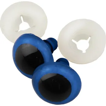 Pro Háčkování Oči bezpečnostní tmavě modré 20 mm Počet: 1 pár