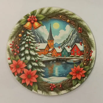 Podtácek - Vánoční motiv 6 Velikost: 10cm