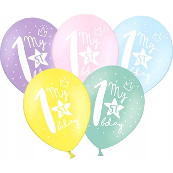 Balónek Balónky Moje 1. narozeniny na 1. narozeniny Roček 50 ks