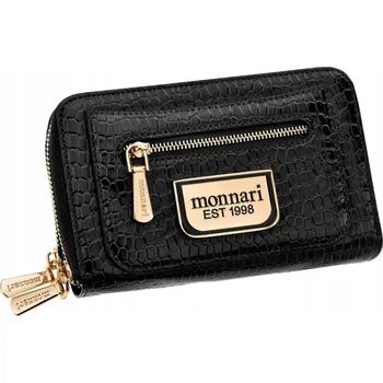 Peněženka Monnari peněženka eko kůže černá - dámská