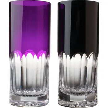 Sklenice Broušené barevné sklenice, Glamour Crystal, 350 ml, 2 ks