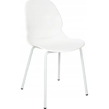 Jídelní židle Barová Židle King Home , bílá, 83,5 cm, plastová