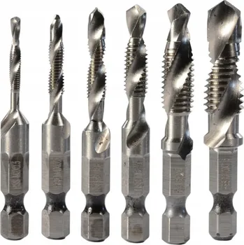 Vrták Závitořezné vrtáky HSS M3 - M10, 6 KS