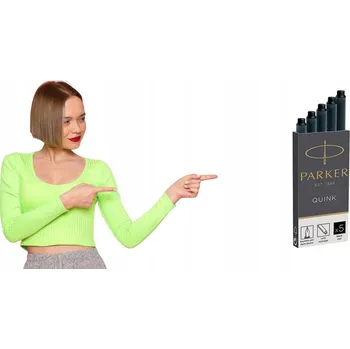 Náplň do psacích potřeb Parker 1950382 černé náplně 5 ks
