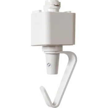 Bodové svítidlo Lucide TRACK Závěsný adaptér - 1-okruhový Systém osvětlení kolejí - Bílý (prodloužení)