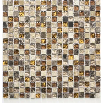 Obklad Mozaika WzorcowniaStudio 30 x 30 cm, odstíny hnědé a béžové