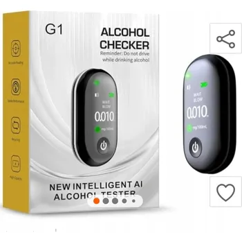 IP kamera Alkomat policyjny z latarką LED miernik Měřič promile LCD PRECIZNÍ