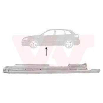 Karosérie Nástupní panel VAN WEZEL 0332103