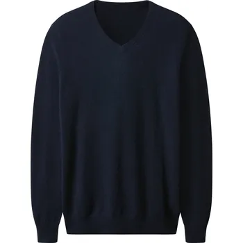 Pánský svetr esmara Men Pánský svetr s kašmírem, hedvábím a merino vlnou (navy modrá, M (48/50))