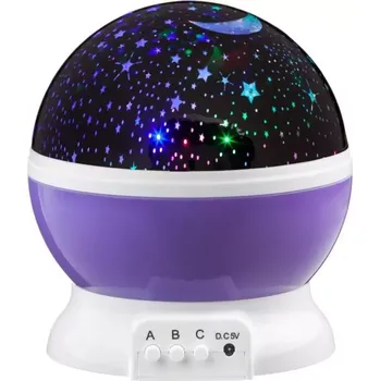 Noční světlo Zaparkorun Projektor noční oblohy - fialový