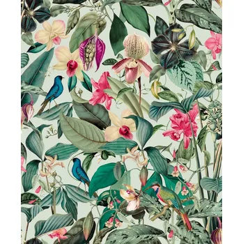 Tapeta Vliesová tapeta barevné květy 0,53 x 10,05 m / Tapety na zeď Mona 81684 Marburg