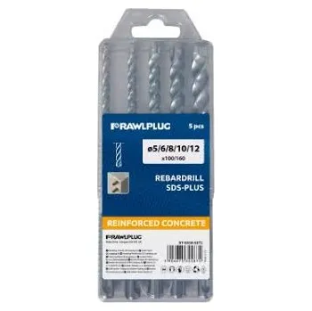 Vrták RAWLPLUG Sada vrtáků do železobetonu REBADRILL - SDS Plus