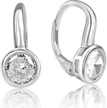Meucci Stříbrné visací náušnice ZIRKON