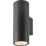 BIG WHITE (SLV) HELIA PRO L nástěnné svítidlo pro povrchovou montáž, up/down, DALI, P2, 2700 K, 30 W, Touch, 24°, antracit 1010175