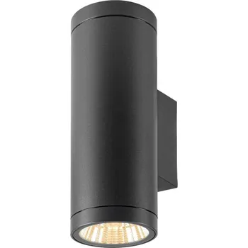 Venkovní osvětlení BIG WHITE (SLV) HELIA PRO L nástěnné svítidlo pro povrchovou montáž, up/down, DALI, P2, 2700 K, 30 W, Touch, 24°, antracit 1010175