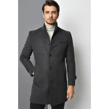 Pánský kabát Pánský kabát Dewberry, kouřový dewberry černá | šedá | krémová 3472028