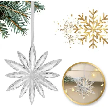 Vánoce Sada vánočních vloček na stromeček, 12 ks