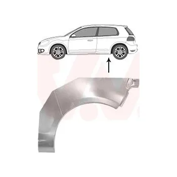 Příslušenství karosérie Boční stěna VAN WEZEL 5863145