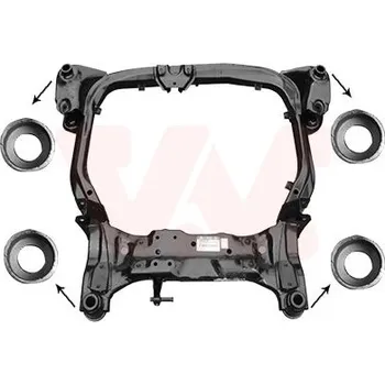 Příslušenství karosérie Pomocný rám / souprava nosičů VAN WEZEL 8207690