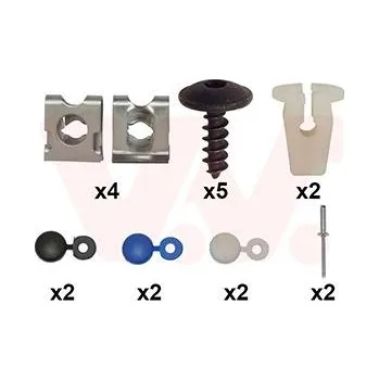 Karosérie Montážní sada, nárazník VAN WEZEL 4917793