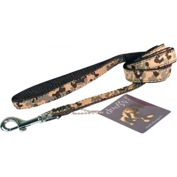 Vodítko pro psa Vodítko Fantasy Doogy - Brown Camouflage 1,20 m x 20 mm
