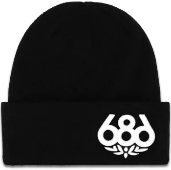 Čepice 686 kulich - Big Logo Embroidered Beanie Black (BLK) velikost: OS