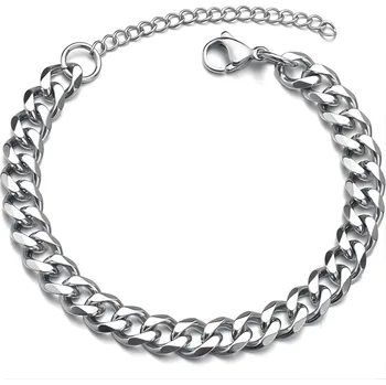 Řetízek IZMAEL Řetízek na ruku TO 38984 Stříbrná/22,5+5cm/9mm KP38984