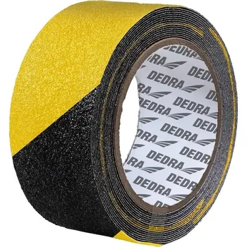 Výstražná páska Dedra 11T112 Protiskluzová páska žluto-černá