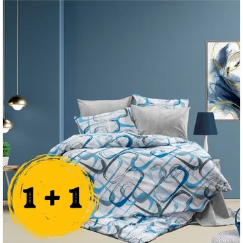 Povlečení Bavlněné povlečení Ovály Velikost: 70x90, 140x200 cm