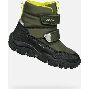 Chlapecká obuv Geox Chlapecké Khaki chlapecké boty pro první krůčky Geox Baltic Boy B ABX Zelená 24 (2963588)