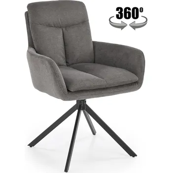 Jídelní židle Jídelní židle otočná VMK536 šedá