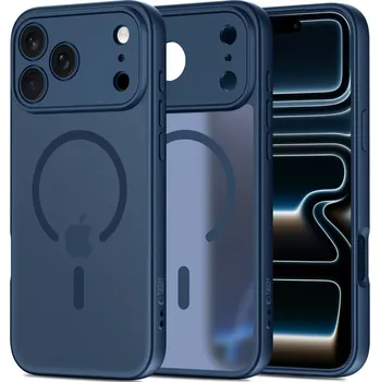 Pouzdro na mobilní telefon Kryt TECH-PROTECT BASICMAG - podp. MagSafe - pro Apple iPhone 17 Pro Max - modrý