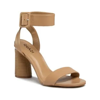 Dámské sandále Sandály QUAZI QZ-49-04-000430 Hnědá 41