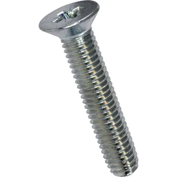 Spojovací materiál Šroub závitotvářecí metrický s křížovou drážkou DIN 7500M zápustná hlava M3x10 DIN 7500M ZB