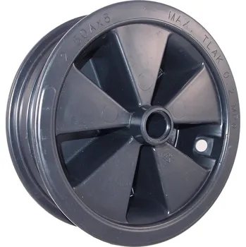 Kolečko Disk kola samostatný plastový 400 KP (2,50-8) na kluzné ložisko -22mm 10700579
